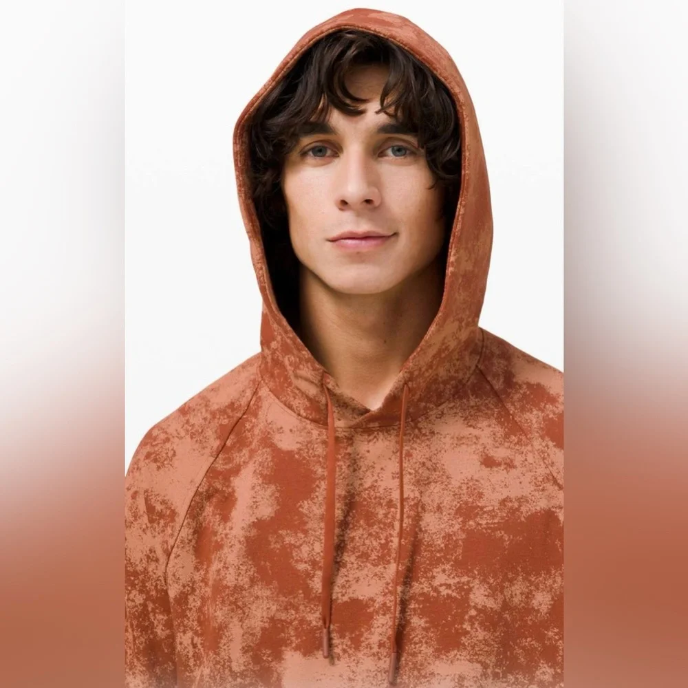 Lululemon City Sweat Pullover Hoodie Astral Dark Terracotta Desert Sun Medium - Picture 3 of 14
